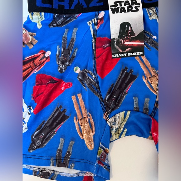 StarWars Men’s Boxers by Crazy Boxer Sz LRG (36-38) NWT - Picture 8 of 13